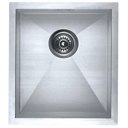 Sfc SFC F4045 Zero Radius Undermount Single Bowl Kitchen Sink; 15.75 x 17.75 x 7.875 in. F4045